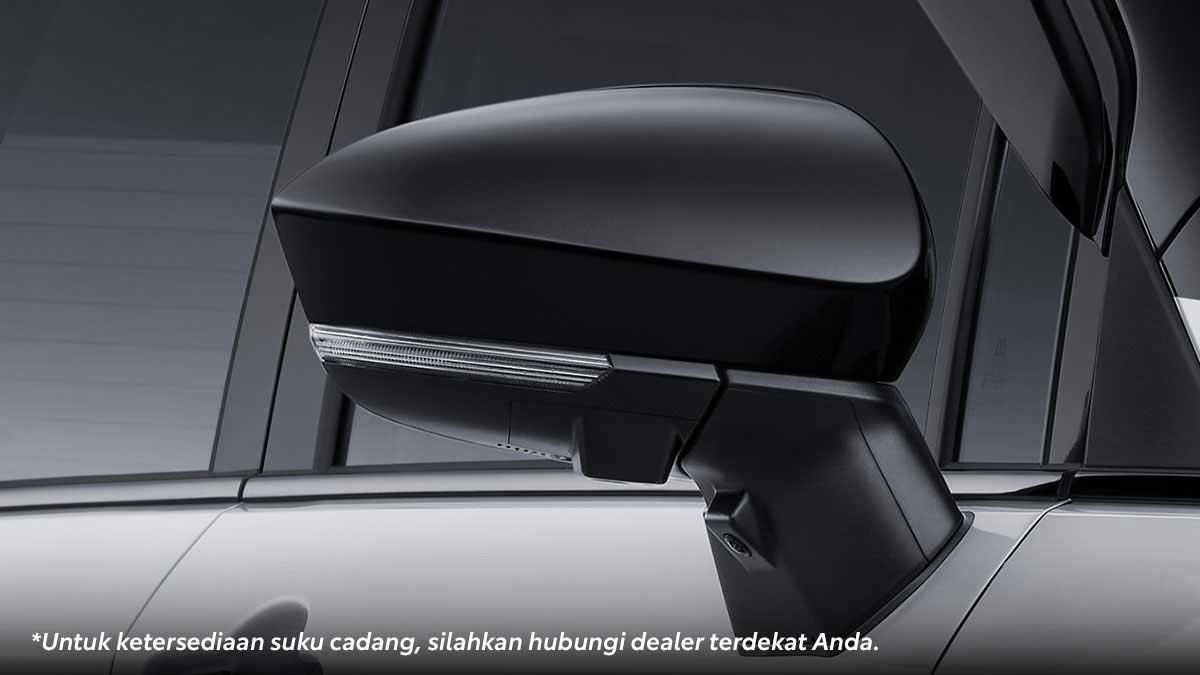 Black & Sporty Outer Mirror Cover