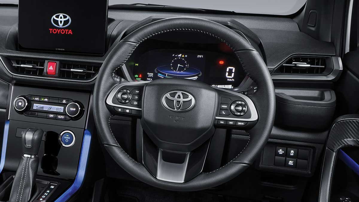 Leather Tilt and Telescopic Steering with Audio & Drive Mode Switch